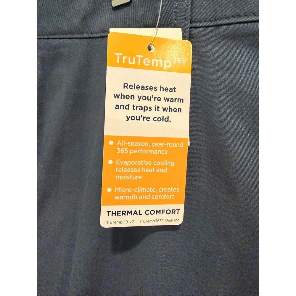 J.Crew Mens 770 Straight-Fit TruTemp 365 Chino British Pants Blue 36x30  NWT